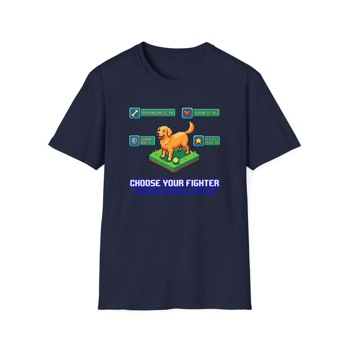 Choose You Fighter Golden Retriever T-shirt