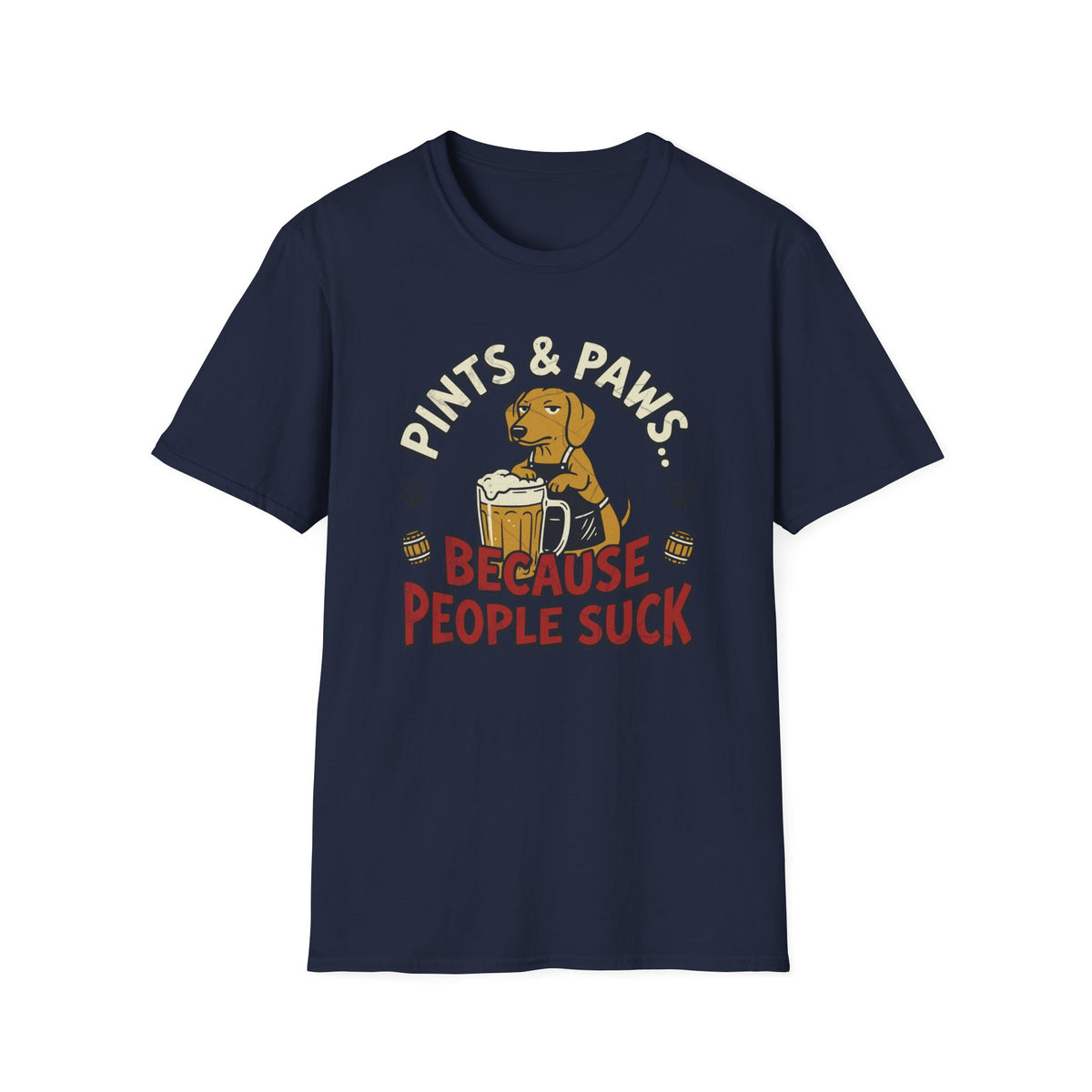 Pints & Paws People Suck T-shirt