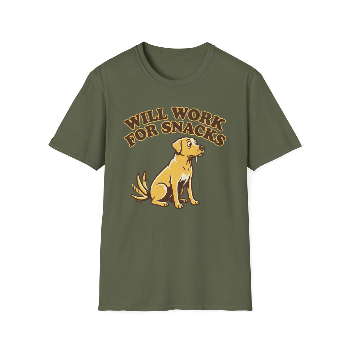 Will Work For Snacks T-shirt