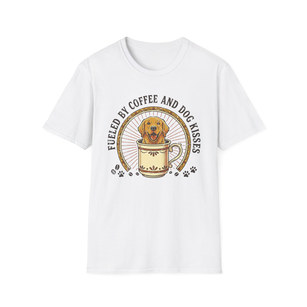 Fueled By Coffee and Dog Kisses T-shirt