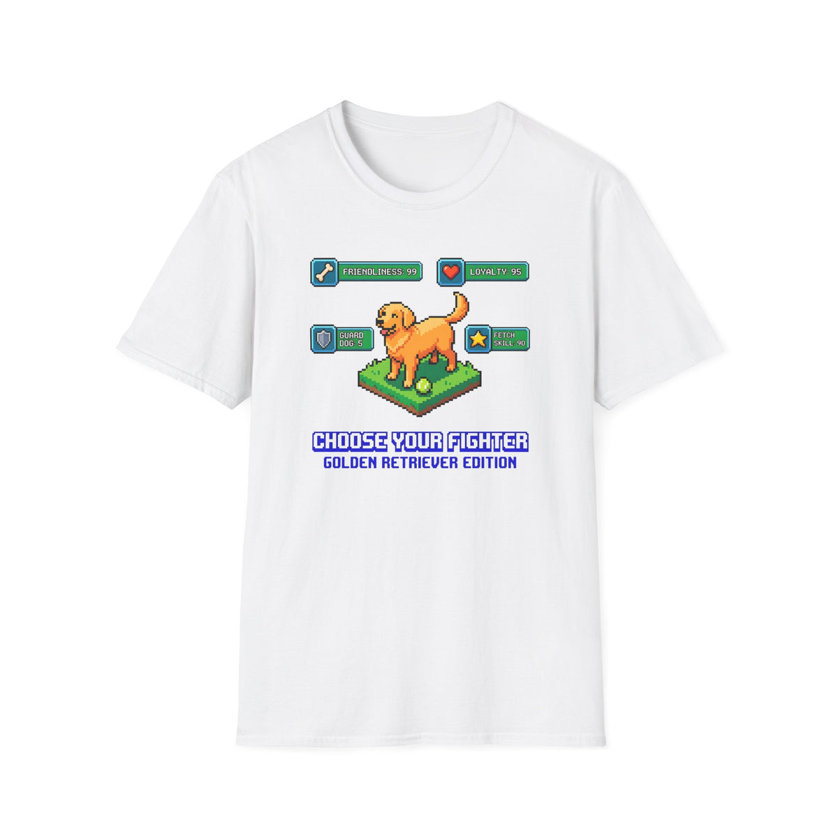 Choose You Fighter Golden Retriever T-shirt
