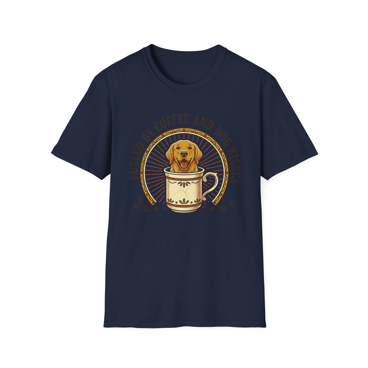 Fueled By Coffee and Dog Kisses T-shirt