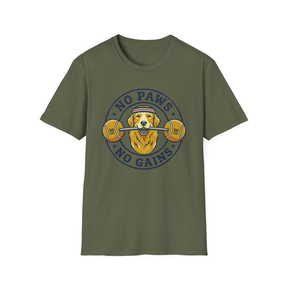 No Paws, No Gains T-shirt