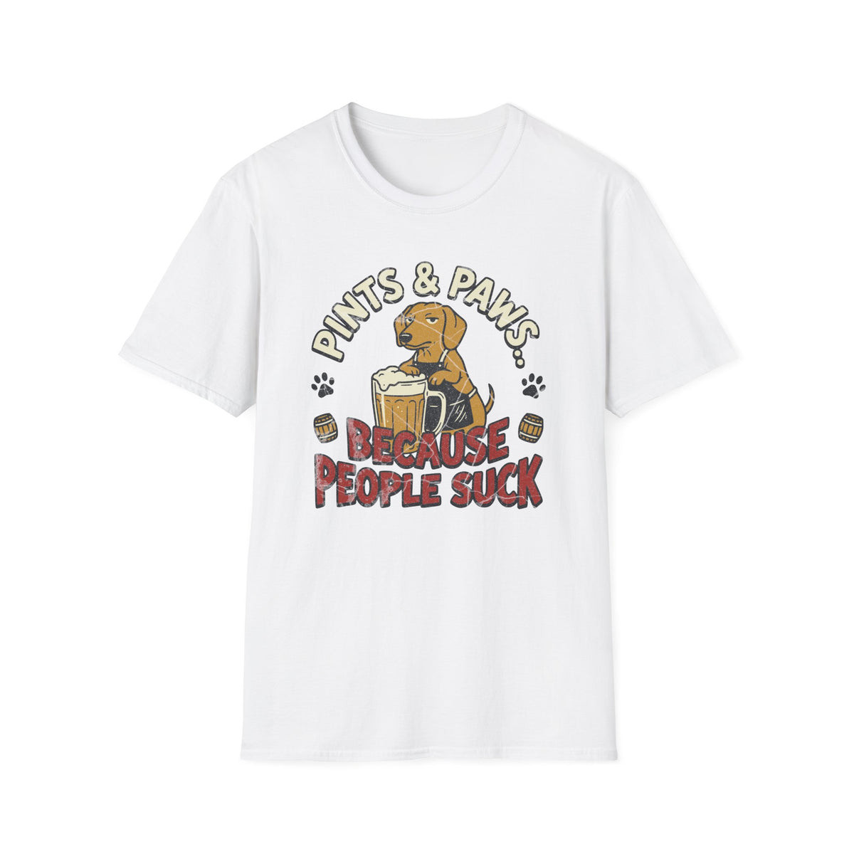 Pints & Paws People Suck T-shirt