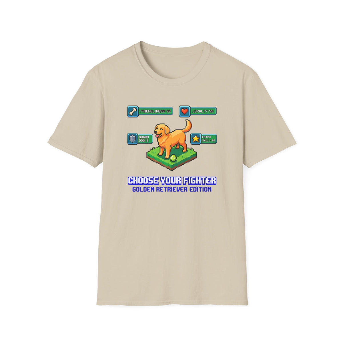 Choose You Fighter Golden Retriever T-shirt
