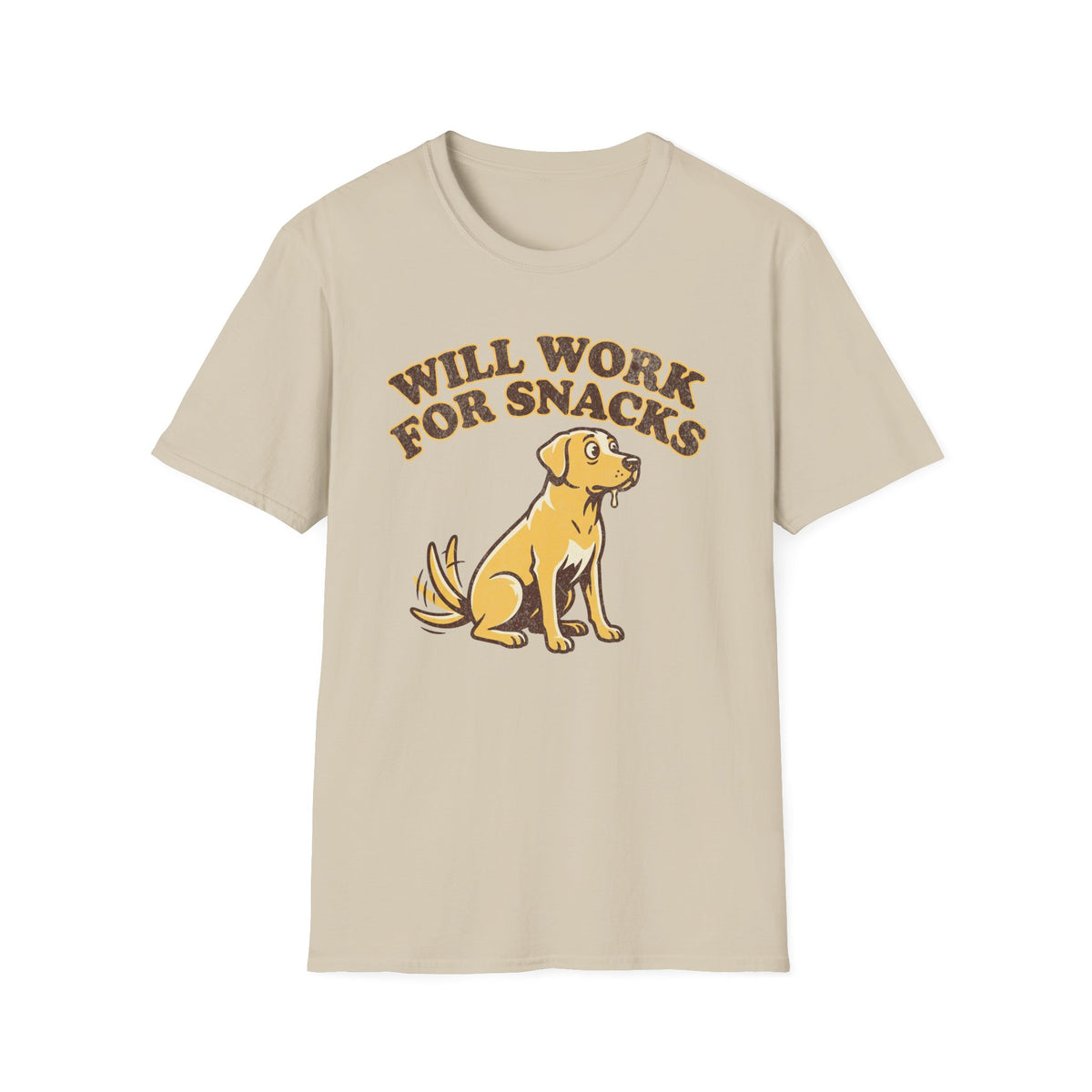 Will Work For Snacks T-shirt